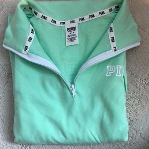 PINK Victoria’s Secret Quarter Zip Sweatshirt